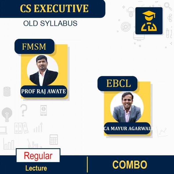 CS Executive FMSM + EBCL COMBO  by Inspire Academy : Pendrive/Online classes.