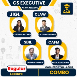 CS Executive New Syllabus Combo – (CLAW + CAFM + SBEC + JIGL)  by Inspire Academy : Online classes.