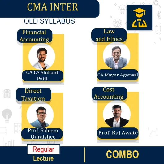 CMA INTER Group 1 Combo Old Syllabus Regular Batch By Inspire Academy : Pen Drive / Online Classes