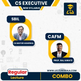 CS Executive New Syllabus Combo – (SBIL + CAFM) Regular Batch by CA Mayur Agarwal, Prof. Raj Awate. : Online Classes