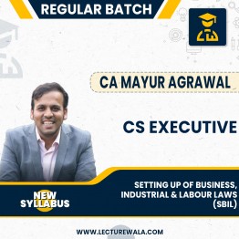 CS Executive SBIL New Syllabus Regular Batch by CA Mayur Agarwal: Pendrive / Online classes.