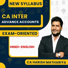 CA Inter Adv.Accounts exam oriented Batch by CA CS Harish Mathariya
