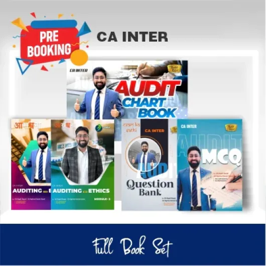 CA Kapil Goyal Auditing & Ethics Full Book Set For CA Inter: Study Material.
