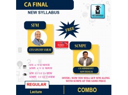 CA Final (NEW) SFM With SCMPE Free   Regular Course New Syllabus : Video Lecture + Study Material by CFA Sanjay Saraf & CMA Siddhanth Sonthalia (For May/Nov.2022 & Onward  )