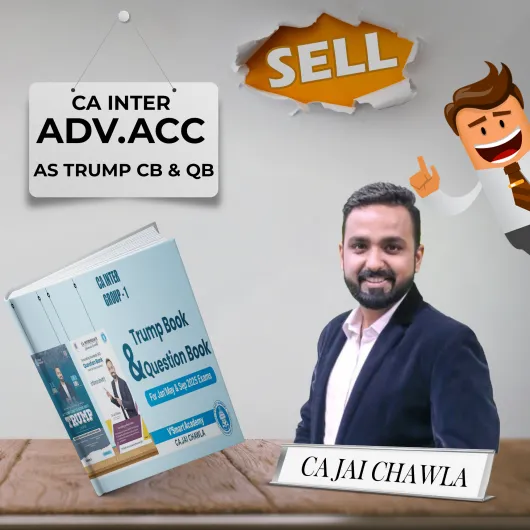 CA Inter AS Trump Concept Book & Question Bank ( Adv. Accounts) by CA Jai Chawla