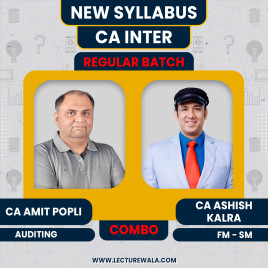 CA Amit Popli Audit CA Ashish Kalra FMSM Regular Batch For CA Inter