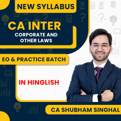 CA Inter Corporate and Other Law Exam Oriented & Practice Batch By CA Shubham Singhal