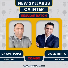 CA Inter Group 2 Combo Audit &amp; FM-SM by CA Amit Popli &amp; RK Mehta : Google Drive / Online Classes