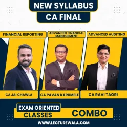 CA Jai Chawla FR, CA Pavan Karmele & CA Ravi Taori Audit Exam Oriented Classes For CA Final