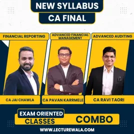 CA Jai Chawla FR, CA Pavan Karmele &amp; CA Ravi Taori Audit Exam Oriented Classes For CA Final