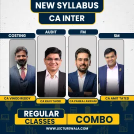 CA Inter Group - 2 All subjects Combo Regular Classes By CA Vinod Reddy, CA Ravi Taori, CA Pankaj Aswani. CA Amit Tated