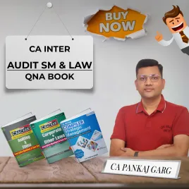 CA Pankaj Garg Auditing Law &amp; SM Question Bank For CA Inter : Study Material