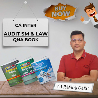 CA Pankaj Garg Auditing Law & SM Question Bank For CA Inter : Study Material