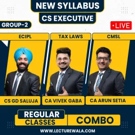 CS Executive Module 2 Combo Regular Course By CA VIVEK GABA,CS Gagan deep Saluja,CS ARUN SETIA : Face To Face Classes CS Executive Module 2 Combo Regular Course By CA VIVEK GABA,CS Gagan deep Saluja,CS ARUN SETIA : Face To Face Classes