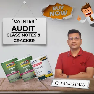 CA Pankaj Garg Audit –Class Notes & Cracker (Vol.1 & 2) For CA Inter : Study Material