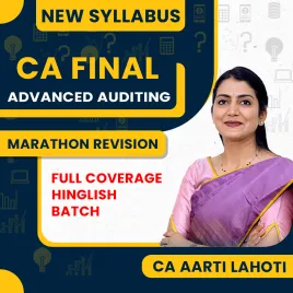  CA Aarti Lahoti Audit Hinglish Full Coverage Marathon Batch For CA Final 