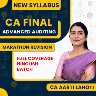  CA Aarti Lahoti Audit Hinglish Full Coverage Marathon Batch For CA Final 