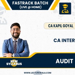 CA Inter New Syllabus Audit Fastrack Batch by CA Kapil Goyal : Pen Drive / Online Classes