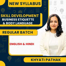 Khyati Pathak Business Etiquette &amp; Body Language Skill Development Course : Pen Drive / Online Classes