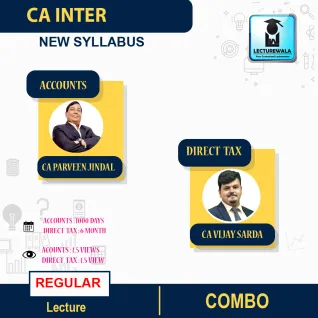 CA Inter Direct Tax & Accounts Combo Regular Course By CA Vijay Sarda & Parveen Jindal : PEN DRIVE / ONLINE CLASSES. CA Inter Direct Tax & Accounts Combo Regular Course By CA Vijay Sarda & Parveen Jindal : PEN DRIVE / ONLINE CLASSES.