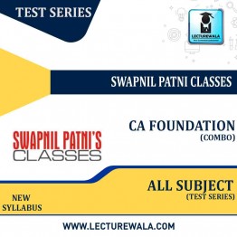 CA FOUNDATION COMBO COMPLETE TEST SERIES  BY SWAPNIL PATNI CLASSES :TEST SERIES.