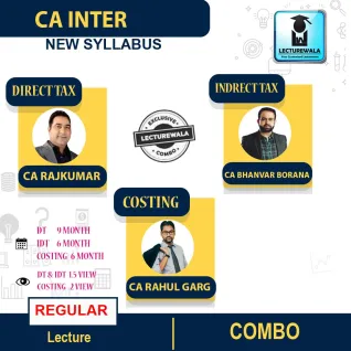 CA Inter DT & IDT & Costing Combo Regular Course New Course By CA Rahul Garg CA Bhanwar Borana & CA Rajkumar : pen drive / online classes. CA Inter DT & IDT & Costing Combo Regular Course New Course By CA Rahul Garg CA Bhanwar Borana & CA Rajkumar : pen drive / online classes.