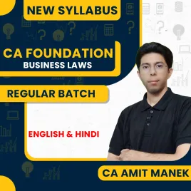 CA Amit Manek Business Laws Regular Online Classes For CA Foundation: Online classes. CA Amit Manek Business Laws Regular Online Classes For CA Foundation: Online classes.