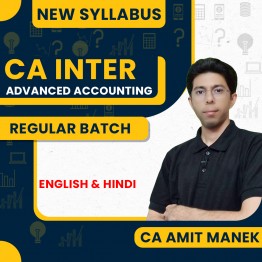 CA Amit Manek Advanced Accounting