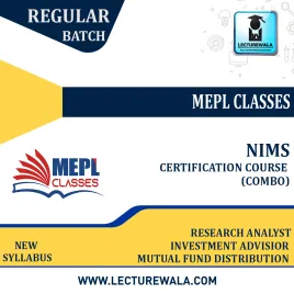 NISM Series V A: Mutual Fund Distributors + NISM Series-XV: Research Analyst + NISM-Series-X-A: Investment Adviser (Level 1) Certification Examination - SUPER COMBO : Online Live Classes/Face To Face. NISM Series V A: Mutual Fund Distributors + NISM Series-XV: Research Analyst + NISM-Series-X-A: Investment Adviser (Level 1) Certification Examination - SUPER COMBO : Online Live Classes/Face To Face.