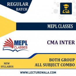 CMA INTER Both Group Combo Regular Batch : By MEPL CLASSES : Online Classes