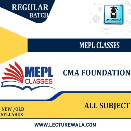 CMA Foundation All Papers Live @ Home Batch New Syllabus Regular Course : Video Lecture + Study Material By CA Mohit Agarwal, CA CS Divya Agarwal, CA Gourav Kabra, Sanjeev Pandey (For Dec 2022 &  June 2023 )