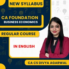 CA/CS Divya Agarwal Business Economics Online Regular Classes For CA Foundation CA/CS Divya Agarwal Business Economics Online Regular Classes For CA Foundation