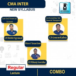 CMA Inter l Combo Group 1 All 4  Papers (1,2,3,4) Regular Course : Video Lecture by MEPL CLASSES ( CA CS Mohit Agarwal & CA Gaurav Kabra & CA Nikunj Goenka ) (For May 2022 &  Nov 2022)
