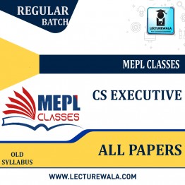 CS Executive Both Modules all Papers Combo Regular Course : Video Lecture + Study Material By MEPL CLASSES  (For Jun 2023 & Dec.2023)