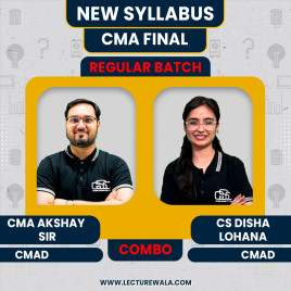 CS Disha Lohana &amp; CMA Akshay Sir Cost &amp; Management Audit Regular Classes For CMA FInal Online Classes