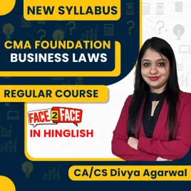 CA/CS Divya Agarwal Business Law Face To Face Regular Online Combo Classes For CMA Foundation