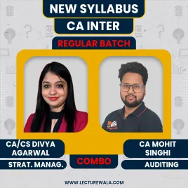 CA Mohit Singhi Auditing &amp; CA/CS Divya Agarwal Strategic Management Regular Combo Classes For CA Inter