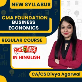 CA/CS Divya Agarwal Business Economics Face To Face Regular Online Combo Classes For CMA Foundation