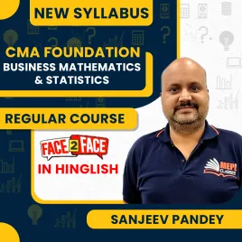 Sanjeev Pandey Business Mathematics &amp; Statistics Face To Face Regular Classes For CMA Foundation
