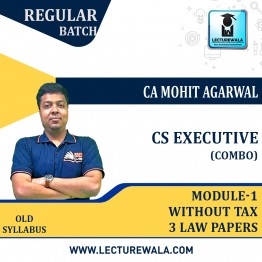CS Executive Module 1 Except Tax Combo Live @ Home Regular Batch Old Syllabus : Video Lecture + Study Material By MEPL CLASSES ( CA Mohit Agarwal ) (For JUN 2023  & Dec 2023)