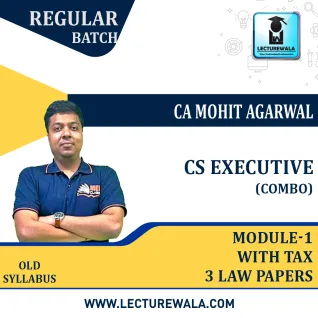 CS Executive Module 1 With Tax Combo Live @ Home Regular Batch Old Syllabus : Video Lecture + Study Material By MEPL CLASSES ( CA Mohit Agarwal ) (For JUN 2023 & Dec 2023) CS Executive Module 1 With Tax Combo Live @ Home Regular Batch Old Syllabus : Video Lecture + Study Material By MEPL CLASSES ( CA Mohit Agarwal ) (For JUN 2023 & Dec 2023)