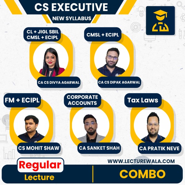 CS Executive New Syllabus Both Modules all Papers Combo  Regular Course By MEPL CLASSES : Pen drive/online classes.