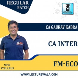 CA Inter Financial Management &  Economic For Finance  New Syllabus Live @ Home  Regular Course : Video Lecture + Study Material by CA Gaurav kabra (For Nov 2022 & May 2023)