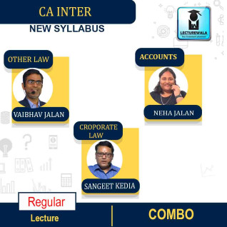 CA Inter CORPORATE LAW And OTHER LAWS & Accounts Combo Regular Course : Video Lecture + Study Material By Sangeet Kedia & Vaibhav Jalan & NEHA JALAN (For MAY & NOV 2021) CA Inter CORPORATE LAW And OTHER LAWS & Accounts Combo Regular Course : Video Lecture + Study Material By Sangeet Kedia & Vaibhav Jalan & NEHA JALAN (For MAY & NOV 2021)