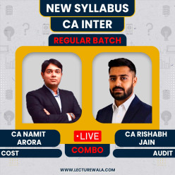 CA Inter Cost & Audit Regular Batch By CA Namit Arora And CA Rishabh Jain 