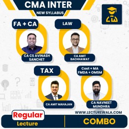 CMA Inter New Syllabus Both Group Combo Regular Course By Navin Classes : Pendrive/Online classes.