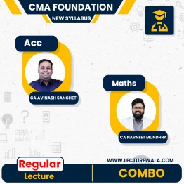 CA Avinash Sancheti Accounts & CA Navneet Mundhra Maths COMBO Regular Online Classes For CMA Foundation
