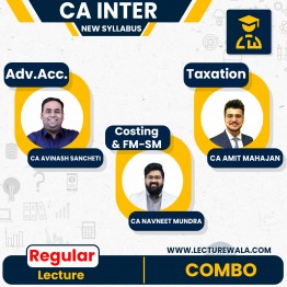 Navin Classes All Practical Papers + SM Combo Regular Live Classes For CA Inter
