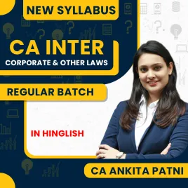 CA Ankita Patni Corporate & Other Laws Regular Online Classes For CA Inter: Pen drive & Google drive Classes.  CA Ankita Patni Corporate & Other Laws Regular Online Classes For CA Inter: Pen drive & Google drive Classes.