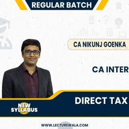 CA Inter Income Tax By CA NIKUNJ GOENKA